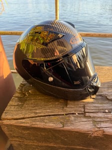 Casco Integral Caberg Gp01 Carbon, Talla M, Gris/ Foto del cliente 1