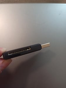 SD Kartenleser, Highspeed USB 2.0 TF Kartenlesegerät, Card Reader Adapter Speicherkartenleser Unterstützt Micro-SD/TF/SDHC/SDXC/MMC/SD-Karten Kunden-Foto 1