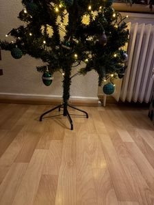 FCH 150 cm Umelý vianočný stromček s 350 špičkami PVC, jedľa so stojanom, zelená Fotografia od zákazníka č. 17