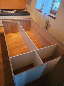 Schwebetürenschrank, 2-türig Schrank! Moderne Garderobe für Kleidung. Verschiedene Farben (Weiß, Schwarz, Somona) Kleiderschrank COLIN 120 cm Kunden-Foto 1