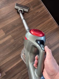 Akku-Handstaubsauger für Hartholzböden, Teppiche, Tierhaare, 35kPa,30 Minuten Laufzeit beutellos, Anti-Tangle, 5-stufiger Filter, 465W leistungsstark Kunden-Foto 1