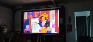 Acer M90-W01MG, Manuell, 2,29 m (90"), 196 cm, 110 cm, 16:9, Grau Kunden-Foto 1