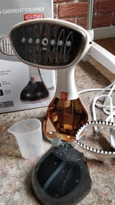 Dampfbürste Handdampfbürste mit 320ML Wassertank 3 Dampfstufe 1780W Dampfbürste Kunden-Foto 1