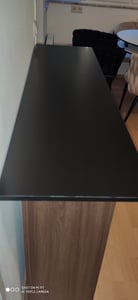 Tribesigns 120 cm Konsolentisch für Eingangsbereich, 2-stufiger schmaler Sofatisch aus Holz hinter dem Sofa mit Ablagefach für Wohnzimmer, Flur, Foyer Kunden-Foto 2