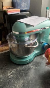 KitchenBrothers Küchenmaschine 1200W Schwarz - 5L Rührschüssel - Mixer Kunden-Foto 1