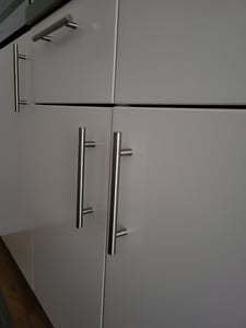 karpal 10x mobili maniglia 128 millimetri armadio maniglie in acciaio inox a filo cassetto maniglie armadio cucina porta maniglie cucina bar maniglia foratura 128 millimetri lunghezza totale 188 millimetri 12 mm¡ Foto del cliente 1