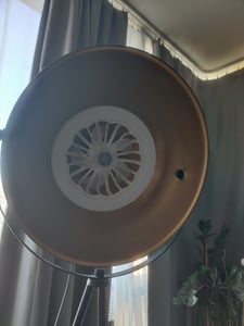 48W Deckenventilator mit LED-Licht, Deckenlampe mit Fernbedienung - GLOFNACC Kunden-Foto 1
