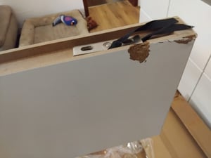 Aga Nástenná polica 120x23,5 cm Čierna Fotografia od zákazníka č. 2