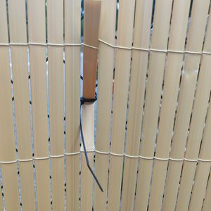 Tappeto privacy in PVC 120 x 800 cm, antracite Foto del cliente 3