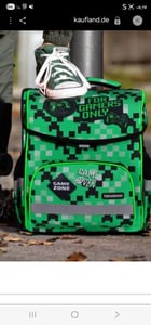 Familando Schulranzen-Set 10-teilig BASIC-PLUS Schultasche GAMER PIXEL ab der 1. Klasse Kunden-Foto 1