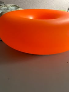 USB Tischlampe, Plastik Wandlampe, 2800-5000K Dimmbar Touch-Steuerung, Wandleuchte,Nachttischlampe, 2000mAh Nachtlichter, Dekorative Lichter Ornamente Kunden-Foto 2