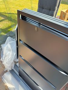 Mülltonnenbox Mülltonnenverkleidung 4er 240L Müllbox Mülltonne 57062 Kunden-Foto 4