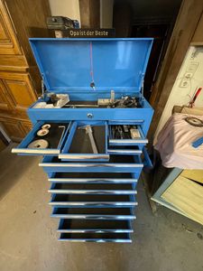 HOMCOM Vozík na nářadí, pojízdný vozík, dílenský vozík, skříňka na nářadí, pojízdný Fotografie od zákazníka č. 1