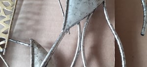 Gilde Wandrelief, Boot, "3 Segelschiffe", Metall, goldfarben, silberfarben, VE 2, L. 2 cm, B. 71 cm, H. 52 cm 67491 4063387674918 Kunden-Foto 2