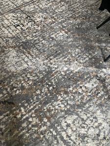 Tapiso Teppich VALLEY Modern Kurzflor Grau Creme Wohnzimmer 200 x 300 cm Kunden-Foto 1