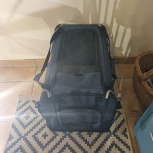 Skládací přepravka pro psy TRESKO® béžová (M 61x42x42cm) včetně podložky na lízání, lopatky a odrazky | přepravní box pro psy a kočky | přepravní box pro malé a velké psy | robustní taška pro psa Fotografie od zákazníka č. 3