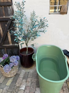 HelloBath® - Bath Bucket XL (Komfort) - Zelená - 125cm, sedacia vaňa pre dospelých, ľadový kúpeľ - vrátane 3m odtokovej hadice, vaňová doska, kohútik Fotografia od zákazníka č. 2