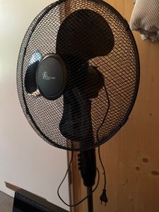 Extralink Standventilator Ventilator 40 cm 45W mit 3 Geschwindigkeitsstufen Fan Schwarz Kunden-Foto 1