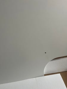 Großer weißer Loft-Eckschreibtisch für Computer, 120 cm Kunden-Foto 1