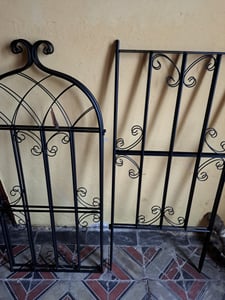 VEVOR Pergola, 221x50 cm, set van 2, roestvrijstalen pergola voor tuinbloemen, rozen, komkommers, planten, terras en gazon, decoratie, klimplantenrek Klantenfoto 1