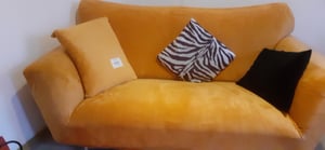 Topchances Stretch Sofabezug Couchbezug 1/2/3/4 Sitzer Dicke Samt Sofa Schonbezüge Elastischer Antirutsch Sofahusse Möbelschutz (Grau, 4 Sitzer, 235-300cm) Kunden-Foto 4
