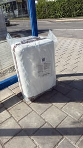 Travelite Bali Reisekoffer M Trolley 67cm 4 Rad Rollen TSA Hartschale weiß Kunden-Foto 1