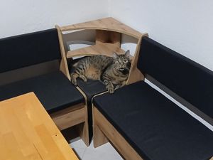 Eckbankgruppe Vicco Roman Weiß 150 x 120 cm mit Tisch, Model 30773 Kunden-Foto 1