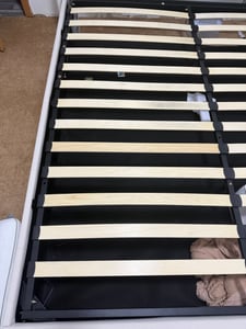 Flieks Polsterbett 180x200cm mit USB, Jugendbett Doppelbett mit Lattenrost und Stauraum, Stauraumbett mit LED, Leinen, Grau Kunden-Foto 29