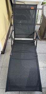 COSTWAY Sonnenliege klappbar, Gartenliege mit Kopfstütze, 7 verstellbaren Rückenlehnen, Klappliege bis 150 kg belastbar, tragbarer Liegestuhl für Garten, Hinterhof, Balkon (Grau) Kunden-Foto 3