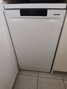 Gorenje GV583C10, W pełni wbudowany, Wąski (45 cm), Biały, Dotyk, 3 kosz., Kosz Zdjęcie produktu od klienta nr 1