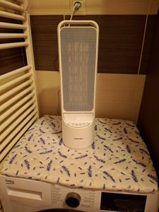 Expondo Uniprodo Termoventilatore elettrico - 1200/2000 W - orientabile - bianco Foto del cliente 1