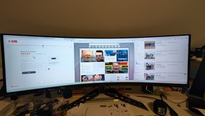 Lenovo Legion R45w-30, 113 cm (44.5"), 5120 x 1440 px, DQHD, LED, 12 ms, Czarny Zdjęcie produktu od klienta nr 2