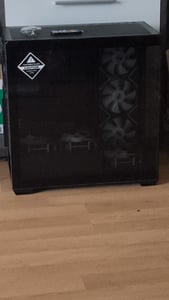 Darkflash DS900 Mid Tower PC-Gehäuse Schwarz mit 7 ARGB-Lüftern Kunden-Foto 3