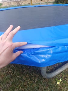 AREBOS Trampolin Randabdeckung Ø 183 cm Hellgrün | UV-beständig & wasserfest Kunden-Foto 2
