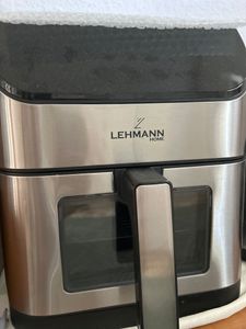 Friggitrice ad aria calda Lehmann XXL 8L con finestra di visualizzazione, friggitrice ad aria da 1800 W con 10 programmi e controllo della temperatura, timer, cibo sano senza olio Foto del cliente 9