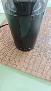 Aigostar - Elektrische Kaffeemühle Mahlgrad Einstellbar, Caffe Grinder Mixer Mühle Zerkleinerer für Kaffeebohne Leinsamen Nuss Gewürze Getreide, 200W Kunden-Foto 1