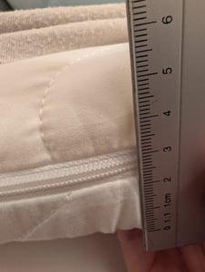 Crownmiller Titan 90x200cm fest XXL 7-Zonen Topper, individuelle Druckentlastung, Bezug waschbar bis 60 Grad Kunden-Foto 3