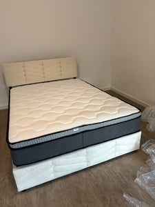 Materac DEWINNER, 160 x 200 x 25 cm, materac sprężynowy kieszeniowy i pianka z pamięcią kształtu, 7 stref, ergonomiczny, idealne podparcie, oddychający Zdjęcie produktu od klienta nr 3