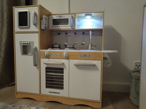 XXL-Holzküche für Kinder – mit LED, Zubehör & interaktiven Elementen Kunden-Foto 52