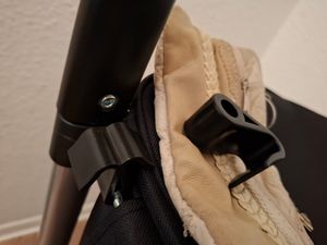 Juskys Einkaufstrolley 3in1 mit 2 Rollen für Shopping - 56 L Tasche - Grau Kunden-Foto 1