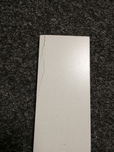vidaXL Vitrinenschrank Weiß 82,5x30,5x115 cm Holzwerkstoff Kunden-Foto 1