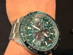 Citizen - CB5004-59W - Reloj de pulsera - Para hombre - Radio controlado - Solar - Cronógrafo - Promaster Sky Eco-Drive Foto del cliente 1