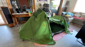 Husky outdoor Extreme Light Brunel 2-tente légère pour 2 personnes-Vert Photo du client 1