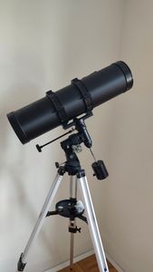 Bresser - 11310 - Pollux-II 150/1400 EQ3, zrkadlový teleskop s adaptérom pre smartfón a slnečným filtrom Fotografia od zákazníka č. 1