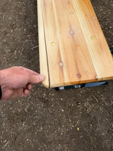 tectake Bierzeltgarnitur 3-teilig Klappbar Tannenholz für 8 Personen Kunden-Foto 19