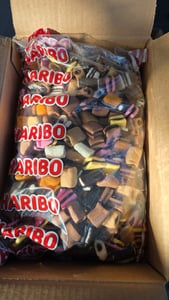 Haribo Konfekt, Weiche Süßigkeiten, 3 kg, Lakritze, Mehrfarbig, 1622 kJ, 383 kcal Kunden-Foto 1