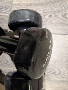 Zestaw 2 x Hantle winylowe MOVIT 2,5 kg Zdjęcie produktu od klienta nr 4