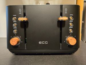 ECG ST 2768 Timber Petrol  | Toaster | 2 Fächer für Toast | 7 Intensitätsstufen | Kabelaufbewahrung | Edelstahl | Petrol | Kunden-Foto 1