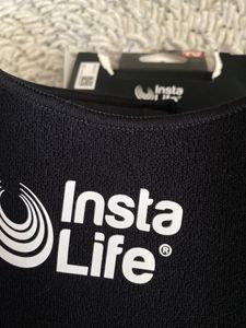 Insta Life® - Kniebandage, Akupressur Sport Bandage, für unteren Rückenbereich, Einheitsgröße für die Wade, Damen und Herren Kunden-Foto 7