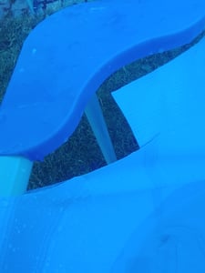 Piscina Happy People con struttura in acciaio 258x179x66 cm Foto del cliente 3